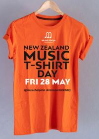 Celebrate And Support NZ Music T-Shirt Day Tomorrow