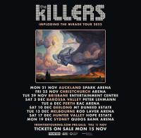 The Killers announce Australia & New Zealand 'Imploding The Mirage Tour' 2022