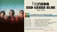 Hanson (USA) return to New Zealand with their Red Green Blue 2022 Tour