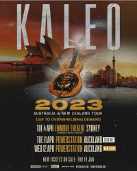 Kaleo add second Auckland show on debut NZ tour this April