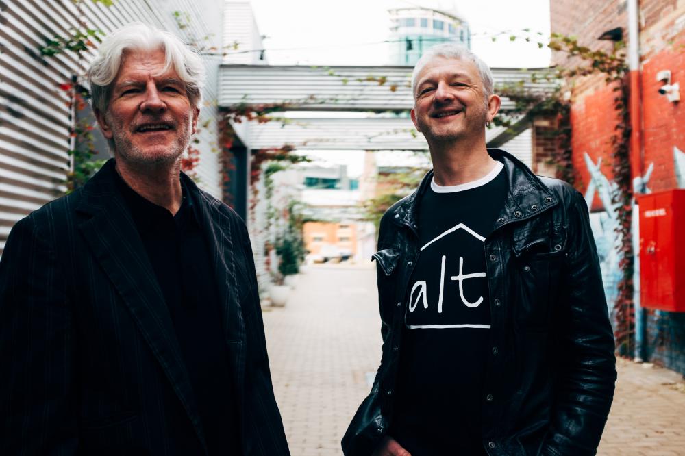 Andy White & Tim Finn Release New Single + Video 'The Happiness Index'