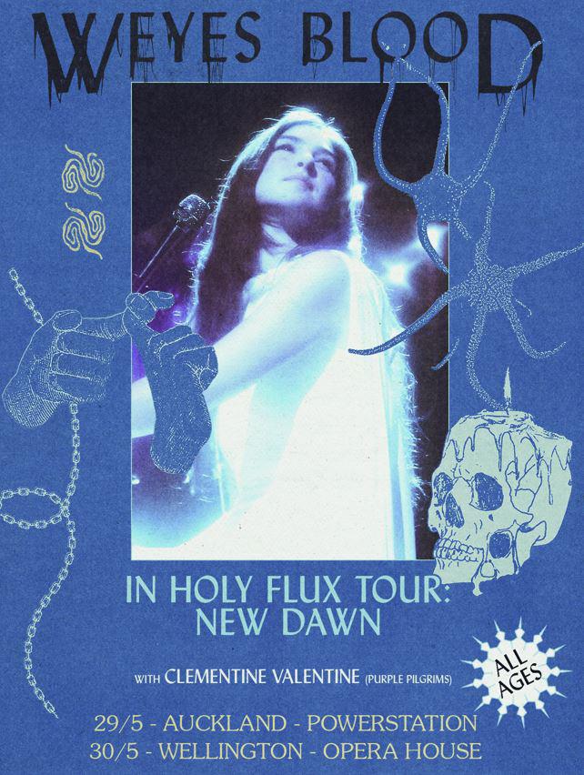 Clementine Valentine (Purple Pilgrims) announced to support Weyes Blood In Holy Flux Tour: New Dawn