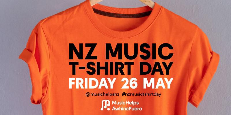 NZ Music T-Shirt Day Returns To Raise Money For Musichelps In 2023