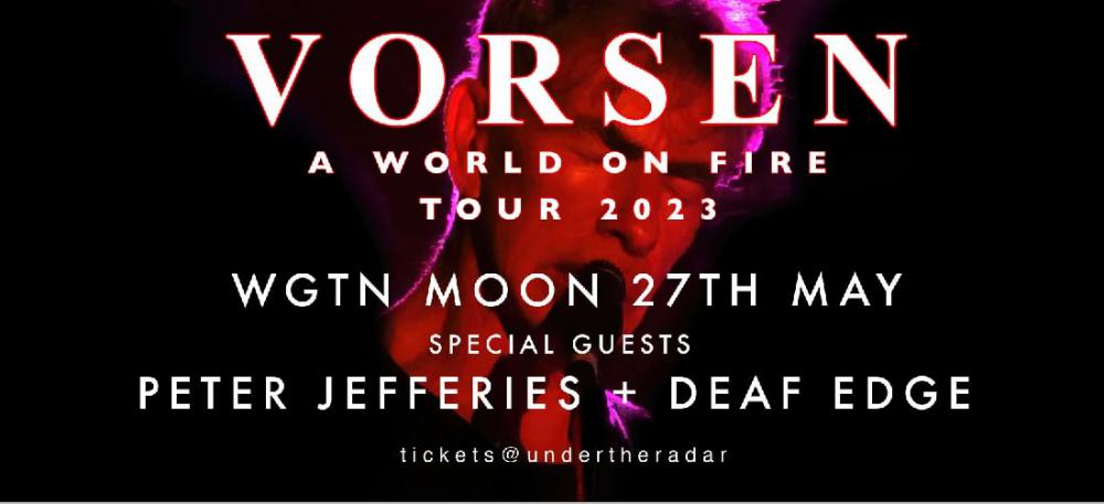 Vorsen to land at Moon 1, this Saturday May 27th in Wellington Te Whanganui-a-Tara