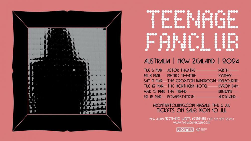 Teenage Fanclub announce New Zealand tour - March 2024