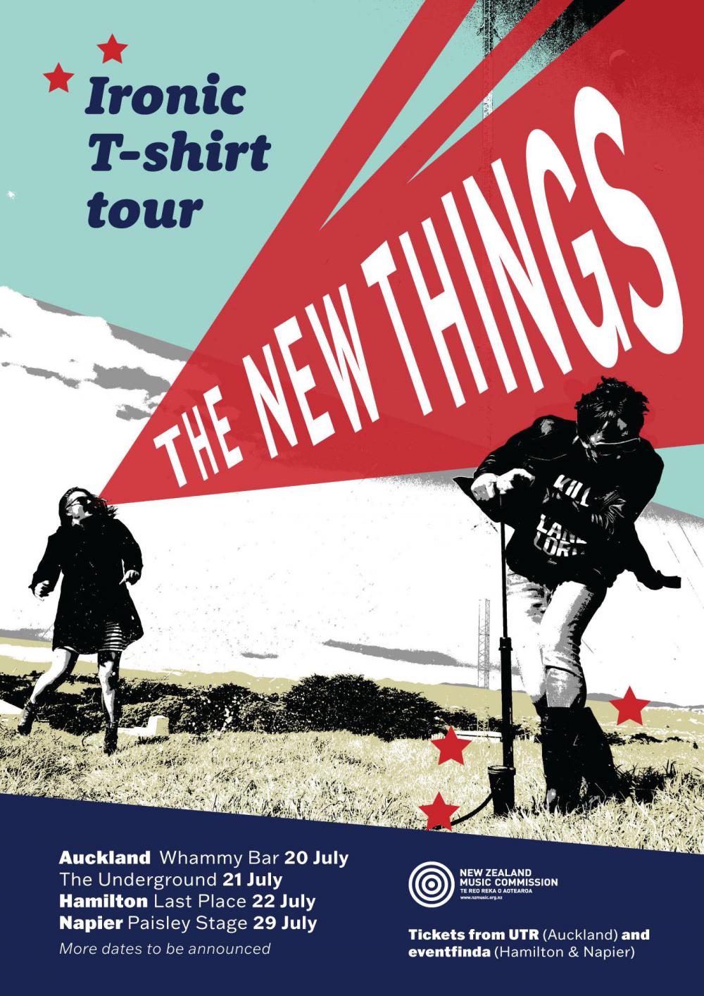 The New Things Announce an Ironic T-Shirt Tour