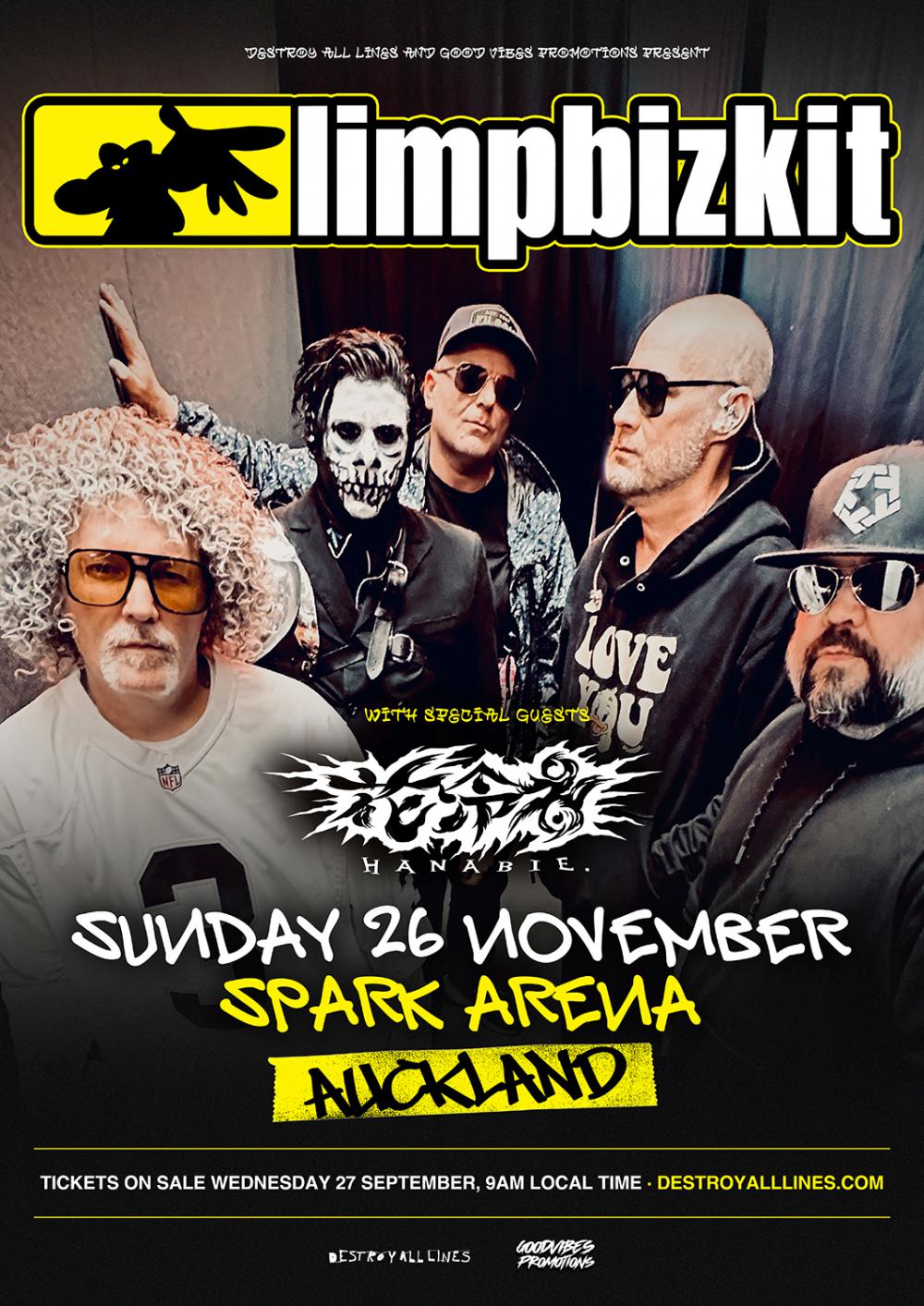 Limp Bizkit Announce NZ Headline Show