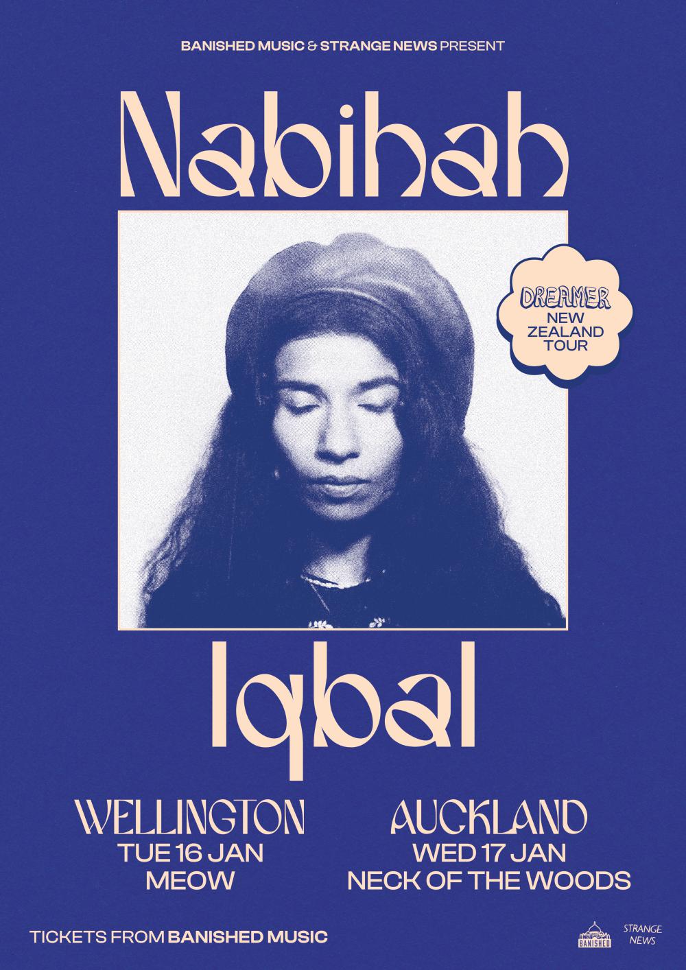 Nabihah Iqbal NZ Tour Jan 2024