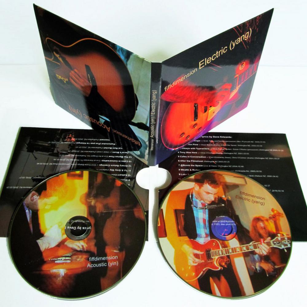 Fiffdimension Releases Electric (yang) / Acoustic (yin)  2CD compilation 1998-2023