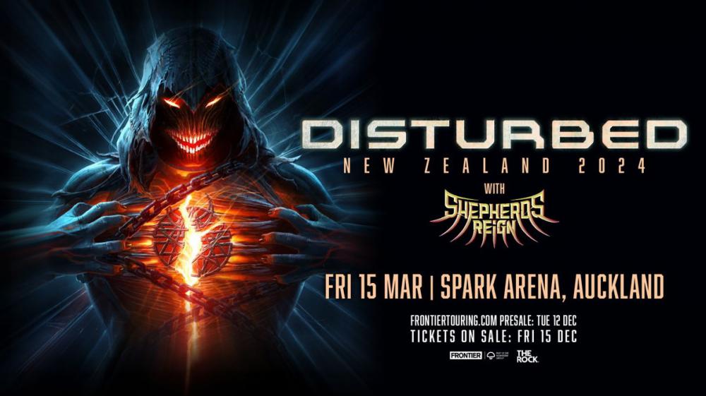 Disturbed returning to New Zealand for one show only in March 2024 - Supported By Shepherds Reign