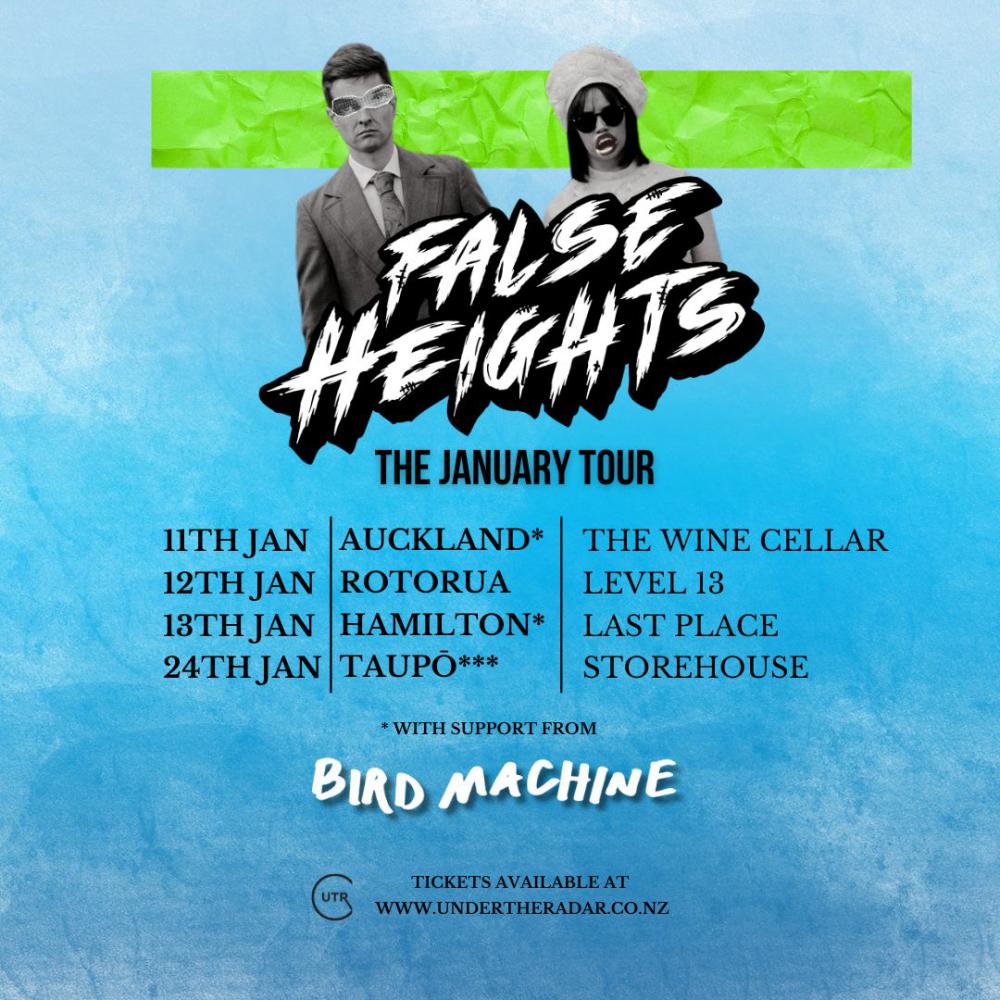 Taupō Band False Heights Are Hitting The Road This January