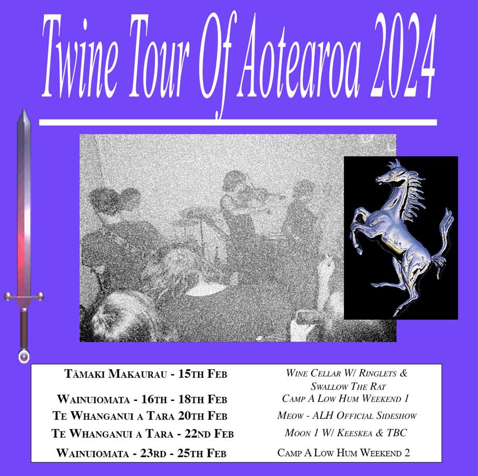 Introducing Kaurna Land/Adelaide noise-rock group Twine; Debut Tour of Aotearoa February 2024