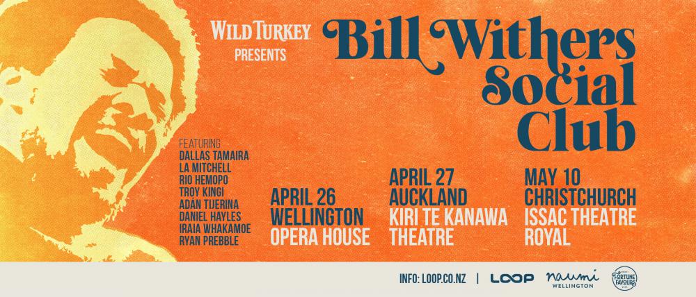 Bill Withers Social Club announce NZ tour