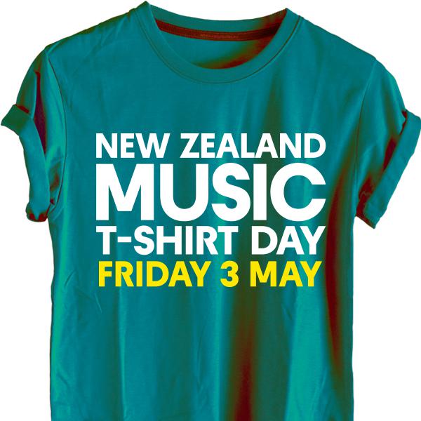 NZ Music T-Shirt Day Returns Friday 3rd May 