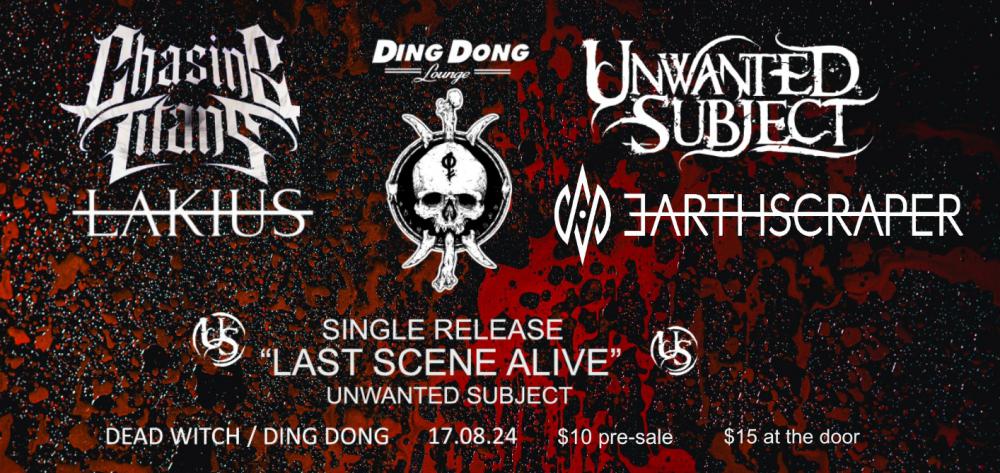 Unwanted Subject Announce Heavy Lineup For Single Release Show