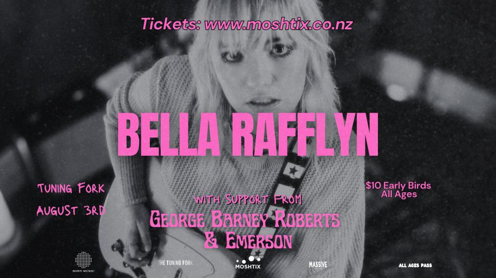 Bella Rafflyn brings her unique blend of Grunge Pop and Indie Rock to Auckland this August