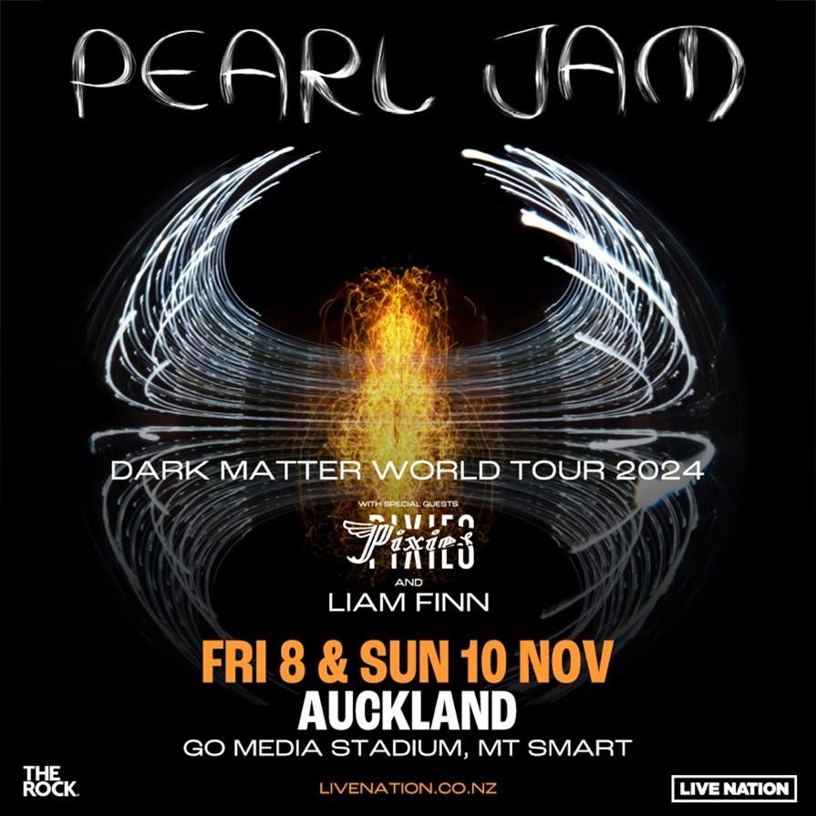 Pearl Jam Adds Liam Finn to Line Up for New Zealand Leg of Dark Matter World Tour