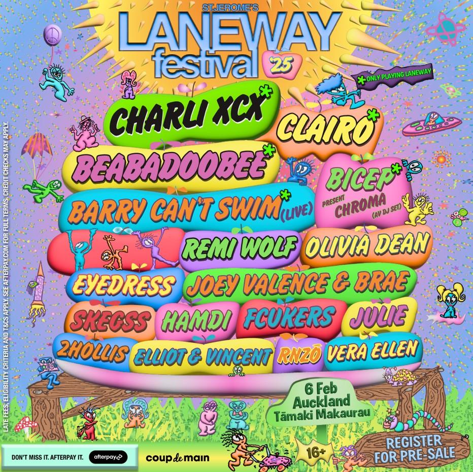 Laneway Festival NZ 2025: Lineup Out Now