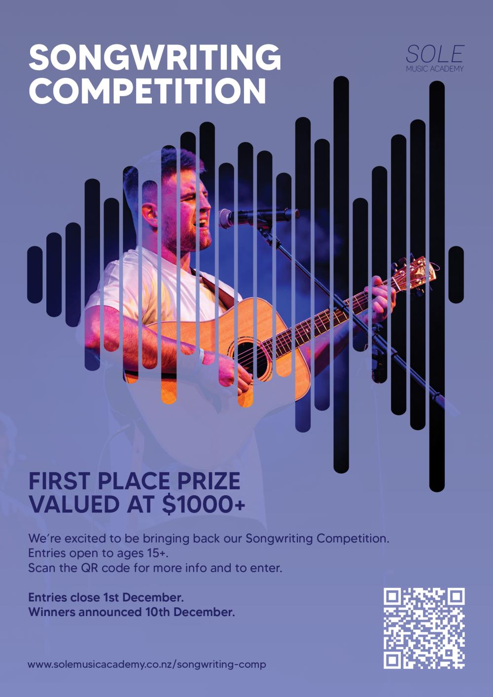 SOLE Music Academy Launches National Songwriting Competition and New Scholarship Opportunity