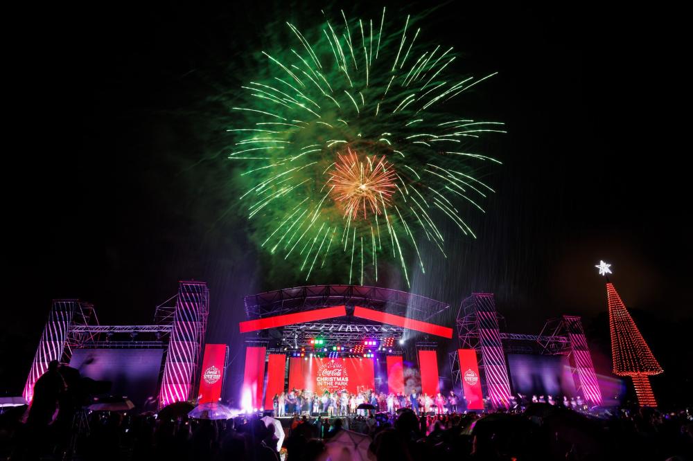 Celebrating thirty years of magic, music, family, friends, and fun at the happiest night of the year, Coca-Cola Christmas in the Park