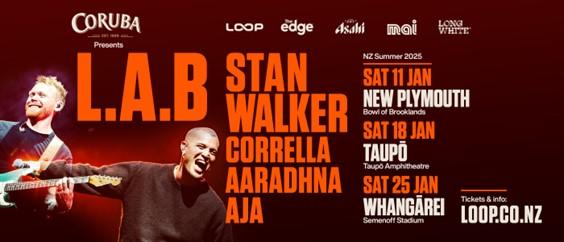 L.A.B and Stan Walker release 'Redemption Song' to celebrate New Zealand & Australian summer shows