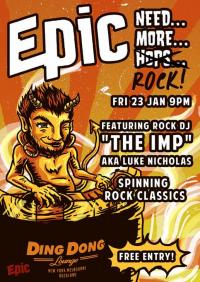 The Imp aka Luke Nicholas of Epic Brewing to DJ at Ding Dong Lounge this Friday