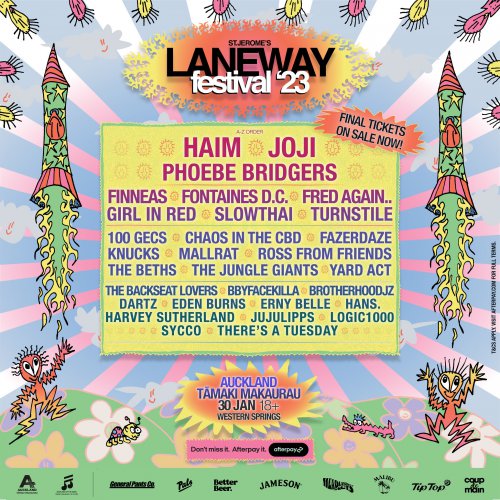 Raye Tickets - Auckland, New Zealand - Laneway Festival - Tue, Feb 6 2024, Seated